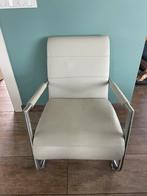 Witte leren Henders en Hazel fauteuil, Ophalen, Zo goed als nieuw, Leer
