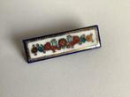 prachtige vintage broche in emaille, Overige materialen, 4 tot 7 cm, Overige kleuren, Ophalen of Verzenden
