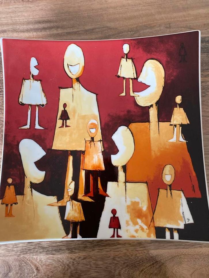 Jos Gielen 'Dialoog' Keramiek Schaal, Antiek en Kunst, Antiek | Keramiek en Aardewerk, Ophalen of Verzenden