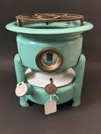 1-Pits Mintgroen Petroleumstel, Antiek en Kunst, Ophalen of Verzenden