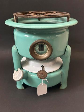 1-Pits Mintgroen Petroleumstel beschikbaar voor biedingen