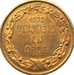 Nederland penning 300 jaar Inname Den Briel 1872 (UNC), Ophalen of Verzenden, Brons, Nederland