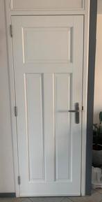 Mooie stompe deur,. 201 cm  x 73 cm'. Jaren 30 stijl., Ophalen, Minder dan 80 cm, Binnendeur, Zo goed als nieuw