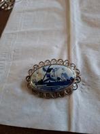 Antieke broche, Sieraden, Tassen en Uiterlijk, Antieke sieraden, Ophalen of Verzenden, Zilver, Broche