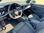Audi A3 Sportback 40 TFSI e S LINE - 204 PK - SCHUIFDAK - 1, Gebruikt, 1535 kg, Leder en Stof, Wit