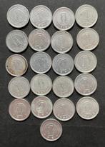 Japan, 21 munten van 1 Yen, Ophalen of Verzenden, Oost-Azië