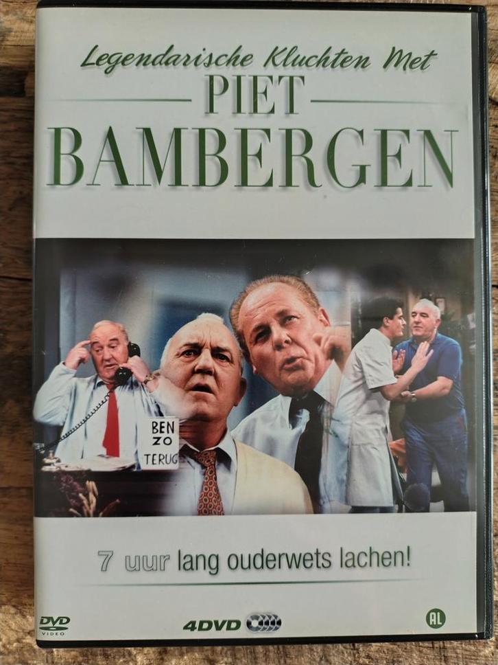 Piet Bambergen - Legendarische Kluchten DVD Boxset, Cd's en Dvd's, Dvd's | Cabaret en Sketches, Zo goed als nieuw, Stand-up of Theatershow
