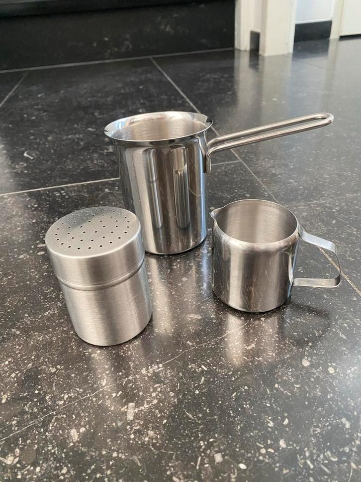 RVS Keukenaccessoires Set, Huis en Inrichting, Keuken | Keukenbenodigdheden, Zo goed als nieuw, Ophalen