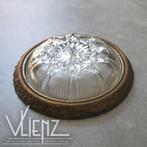 Vintage, brocante ornament geslepen glas, metaal gips, Antiek en Kunst, Ophalen of Verzenden
