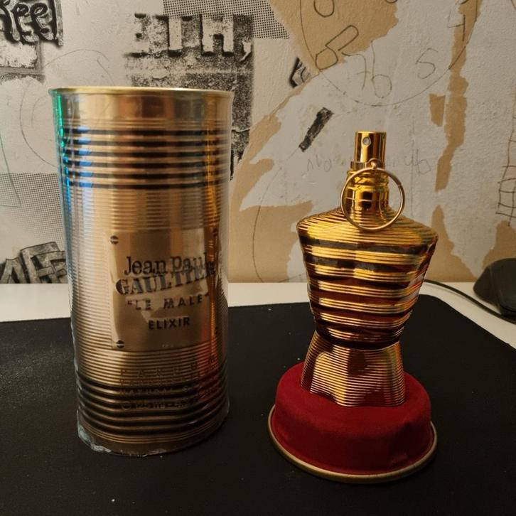 Jean Paul Gaultier Le Male Elixir 125ml - Wintergeur, Sieraden, Tassen en Uiterlijk, Uiterlijk | Parfum, Nieuw, Ophalen of Verzenden