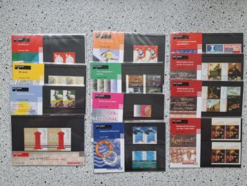 Postzegelmapjes, 1e helft 1999, nr 201-211, 12 stuks beschikbaar voor biedingen