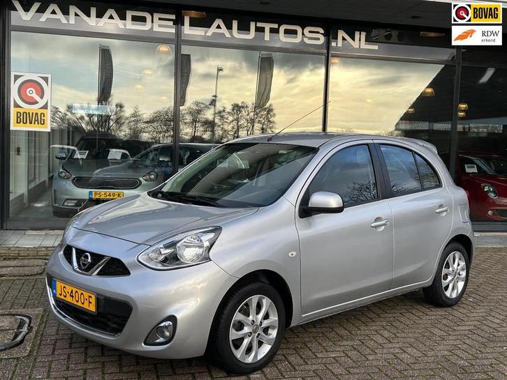 Nissan Micra 1.2 DIG-S Tekna 5Drs Aut. Navi Airco Cruise LM-, Auto's, Nissan, Bedrijf, Te koop, Micra, ABS, Airbags, Airconditioning
