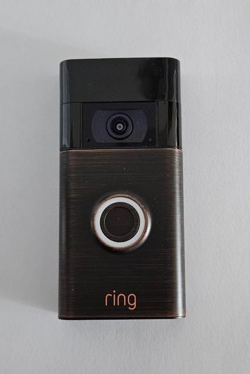 Ring Video Doorbell op batterij oplaadbaar + chime beschikbaar voor biedingen