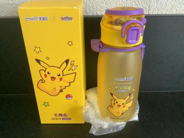 Nieuw! Pokemon pikachu drinkfles drink fles met rietje bidon beschikbaar voor biedingen