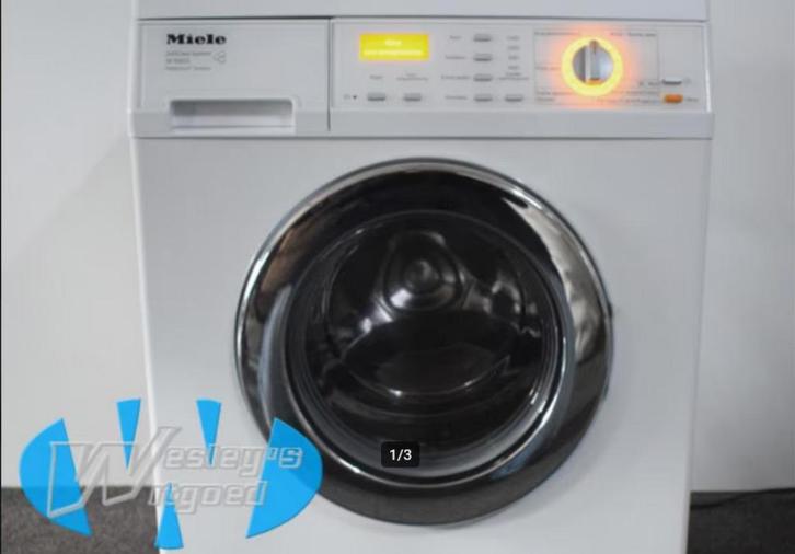 Miele wasmachine 7kg, A+++ 1400 toeren 350,-, Witgoed en Apparatuur, Wasmachines, Gebruikt, Voorlader, 6 tot 8 kg, 85 tot 90 cm