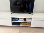 Tv-meubel wit hoogglans, Ophalen, 150 tot 200 cm, Zo goed als nieuw, Minder dan 100 cm