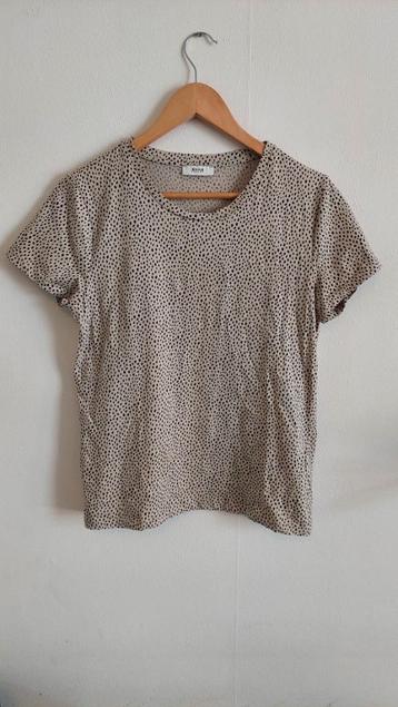 shirt | ANNA van Toor | zwart wit gestipt beschikbaar voor biedingen
