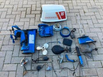 Suzuki 16 pk 2 takt buitenboordmotor onderdelen beschikbaar voor biedingen