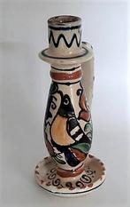 Mooie kandelaar, keramiek met vogel en bloemen in kleur (777, Huis en Inrichting, Woonaccessoires | Kandelaars en Kaarsen, Ophalen