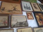 Lotje van 15 lijsten, foto,s, schilderijen, etc etc, Ophalen of Verzenden, Voor 1940, Gebruikt