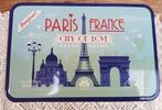Frans Massilly blik Parijs, Paris France, City of love, Verzamelen, Blikken, Overige merken, Gebruikt, Overige, Ophalen of Verzenden