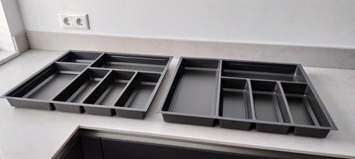 SieMatic Bestekinzet kunststof donkergrijs 2x voor kast 60cm, Huis en Inrichting, Keuken | Bestek, Nieuw, Kunststof, Ophalen of Verzenden