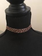 Panter choker, Overige materialen, Verstelbaar, Bruin, Nieuw