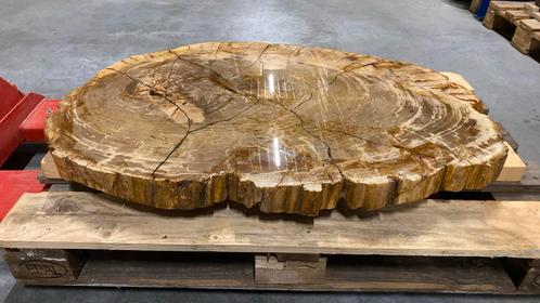 Epoxy versteend hout 106x72x7 cm, Huis en Inrichting, Tafelonderdelen, Zo goed als nieuw, Ophalen