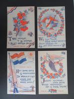 4 Stuks Propagande Kaarten  10 Mei 1940 - 5 Mei 1945, Verzamelen, 1940 tot 1960, Utrecht, Ongelopen, Verzenden