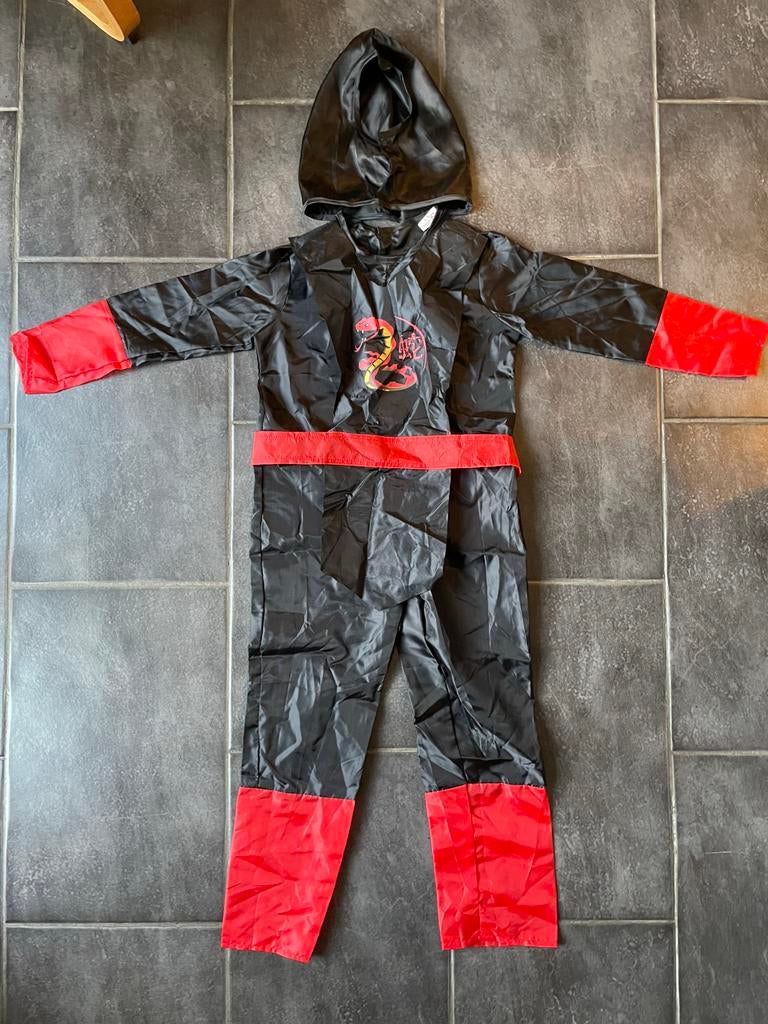 Carnavalskleding - Ninja, Ophalen, Zo goed als nieuw, 122 t/m 128, Jongen of Meisje