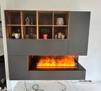 Interstar Design Wandkast met safretti 1000 Open Haard, Huis en Inrichting, Ophalen, 150 tot 200 cm, Zo goed als nieuw, Met deur(en)