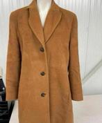 Vintage Trench Coat - Jobis Luxury angora-mohair wol jas L, Bruin, Maat 42/44 (L), Ophalen of Verzenden, A