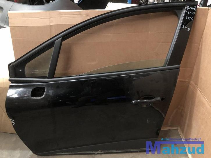 RENAULT CLIO 4 Zwart linker links voor deur portier, Auto-onderdelen, Carrosserie en Plaatwerk, Deur, Renault, Gebruikt, Ophalen of Verzenden