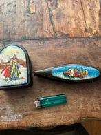 2 mooie oude handbeschilderde russische lakdoosjes, Antiek en Kunst, Ophalen of Verzenden