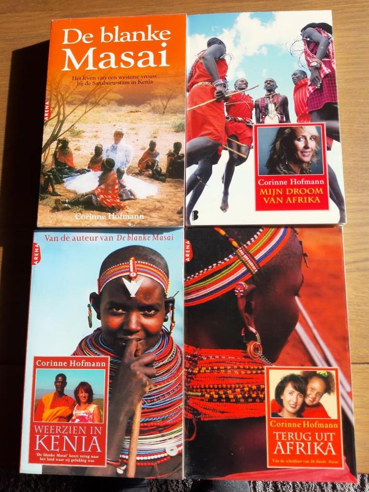 4 prachtige boeken van Corinne Hofmann, Boeken, Reisverhalen, Gelezen, Afrika, Ophalen of Verzenden