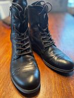 Black leather Sacha boots size 39, Zwart, Lage of Enkellaarzen, Ophalen of Verzenden, Zo goed als nieuw