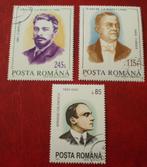 Posta Romana / Roemenië - 3 x Mannen Gestempeld, Postzegels en Munten, Postzegels | Europa | Overig, Verzenden, Overige landen
