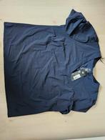 Blauw V-hals shirt travelstof xxxl, nieuw met label!, Blauw, Nieuw, Ophalen of Verzenden, Korte mouw