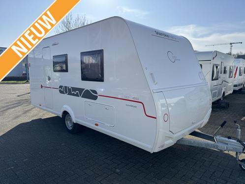 Sterckeman Easy 450 LJ Anniversary Edition SUPERSTUNT !!, Caravans en Kamperen, Caravans, tot en met 3, Standaardzit, Sterckeman