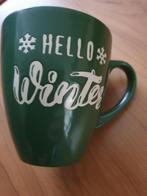Mok Hello winter, Ophalen of Verzenden, Zo goed als nieuw, Overige stijlen, Kop(pen) en/of Schotel(s)