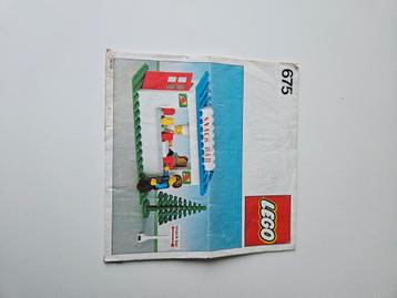 Vintage LEGO Snackbar 675 - Compleet! beschikbaar voor biedingen