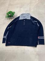 Lotto Quarter Zip Navy with Grey Details - Size XL, Lotto, Blauw, Maat 56/58 (XL), Ophalen of Verzenden