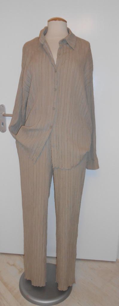 Shein 2-delige set taupe mt XL (42/44), Kleding | Dames, Blouses en Tunieken, Nieuw, Maat 42/44 (L), Beige, Ophalen of Verzenden