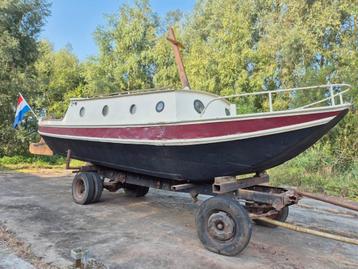 Stalen biesbosch aak 9,5m vaste dieselmotor beschikbaar voor biedingen