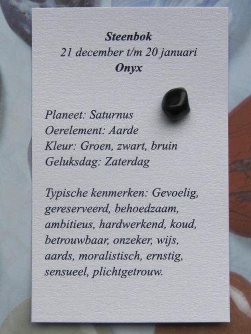 ede. (12x) STERRENBEELD MET EDELSTEEN op luxe kaart, Sieraden, Tassen en Uiterlijk, Edelstenen, Nieuw, Verzenden
