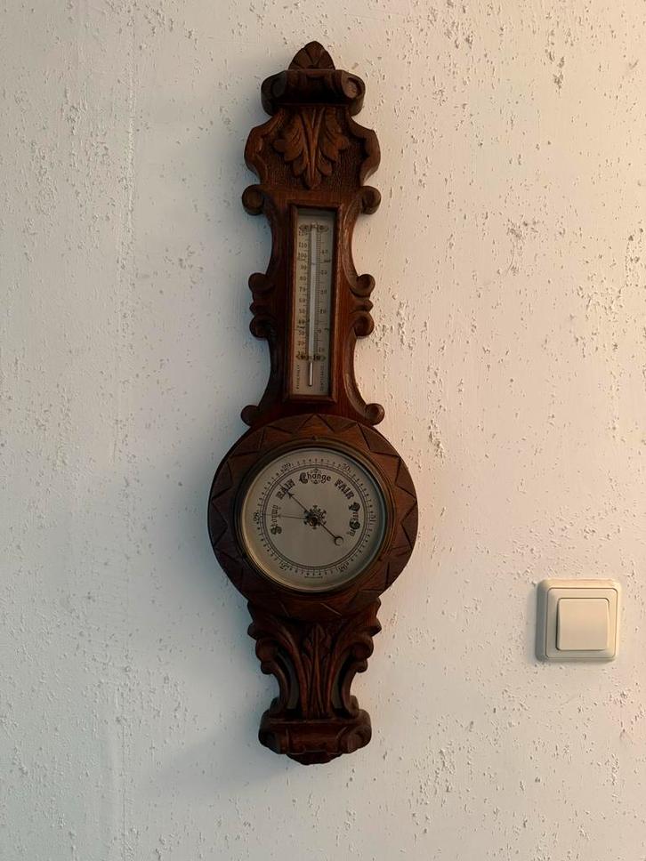 Antieke Victoriaanse Banjo Barometer, Antiek en Kunst, Antiek | Glas en Kristal, Ophalen