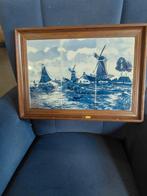 Delfts blauwe tegeltjes lijst met molen, Ophalen