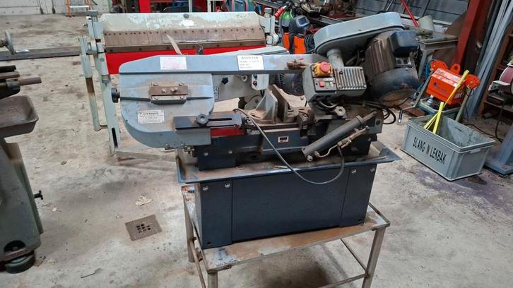Metaal Lintzaagmachine - Gebruikt, Doe-het-zelf en Verbouw, Metalen, Ophalen of Verzenden