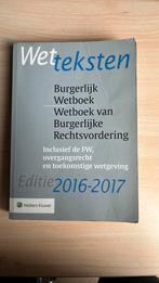Buregerlijk Wetboek 2016-2017, Ophalen of Verzenden, Gelezen, Sociale wetenschap