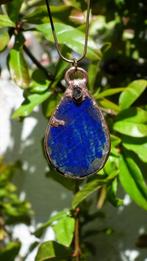 Electroformed Koperen Lapis Lazuli hanger, Verzenden, Mineraal